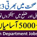 Health Department Balochistan Job Vacancies 2023