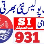 Latest Sub Inspector Jobs Department Sindh 2023