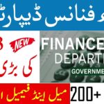 Finance Department Sindh Jobs 2023