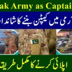 Pak Army Jobs Join as Captain in Lady Cadet Course 2023